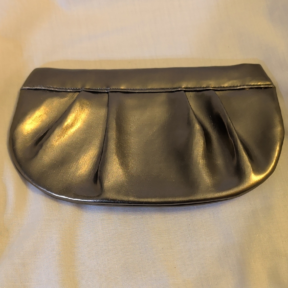 Paco Rabanne Metallic Pleated Evening Clutch-Vintage